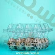 ظرف تخم بلدرچین 12 عددی سیف فارم